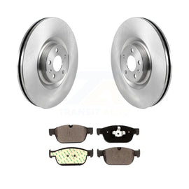 Front Brake Rotor Ceramic Pad Kit For 16-19 Volvo XC90 With 366mm Diameter