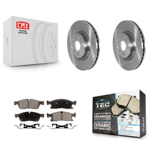 Charger l'image dans la galerie, Front Brake Rotor And Ceramic Pad Kit For Mercedes-Benz GLS450 GL450 GL350 ML400