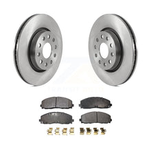 Charger l&#39;image dans la galerie, Front Disc Brake Rotors And Ceramic Pads Kit For Jeep Wrangler Gladiator