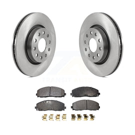 Front Disc Brake Rotors And Ceramic Pads Kit For Jeep Wrangler Gladiator