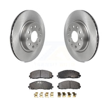 Charger l&#39;image dans la galerie, Front Disc Brake Rotors And Ceramic Pads Kit For Jeep Wrangler