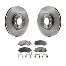Load image into Gallery viewer, Front Brake Rotors Ceramic Pad Kit For 17 Jeep Compass With 305mm Diameter Rotor