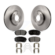 Charger l&#39;image dans la galerie, Front Disc Brake Rotors And Ceramic Pads Kit For 2017-2019 Kia Soul EV