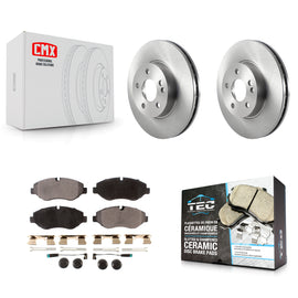 [Front] 2016-2020 Mercedes-Benz Metris Premium OE Brake Rotors & Ceramic Pads Kit For Max Braking