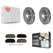 Charger l'image dans la galerie, Front Disc Brake Rotors And Ceramic Pads Kit For Audi Q7 SQ5 S5 S4 Sportback