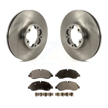 Charger l&#39;image dans la galerie, Front Disc Brake Rotors And Ceramic Pads Kit For Ford Transit-350 HD