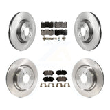Front Rear Disc Brake Rotors And Ceramic Pads Kit For Land Rover Range Sport