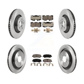 Front Rear Disc Brake Rotors And Ceramic Pads Kit For Ford Mustang