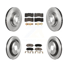 Load image into Gallery viewer, Front Rear Disc Brake Rotors Ceramic Pad Kit For Ford Mustang With Brembo Brakes