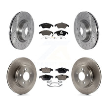 Charger l&#39;image dans la galerie, [Front+Rear] 2010-2011 Mercedes-Benz E550 Coupe Premium OE Brake Rotors &amp; Ceramic Pads Kit For Max Braking