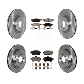 Front Rear Disc Brake Rotors And Ceramic Pads Kit For Mercedes-Benz GLE400