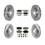 Front Rear Disc Brake Rotor Ceramic Pad Kit For Mercedes-Benz GLS450 GL450 GL350