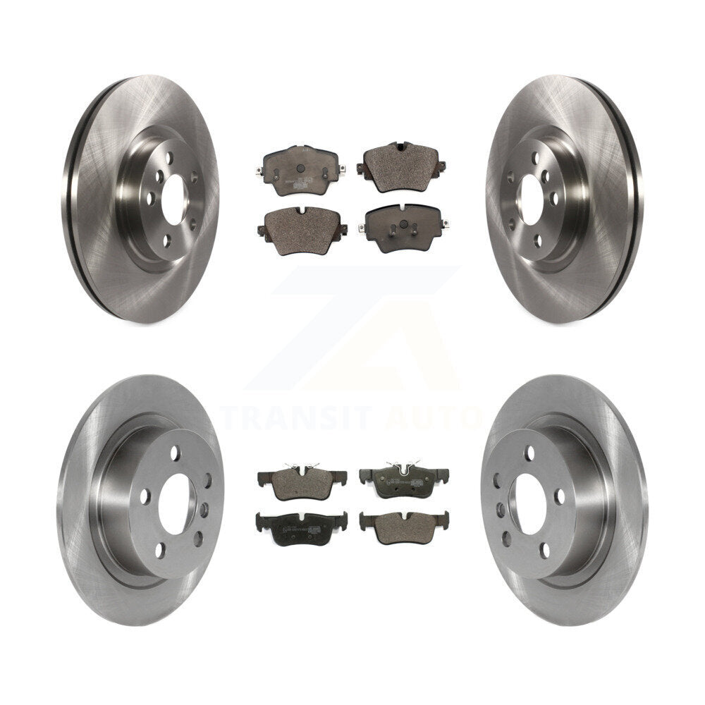 Front Rear Disc Brake Rotors Ceramic Pad Kit For Mini Cooper Countryman S ALL4