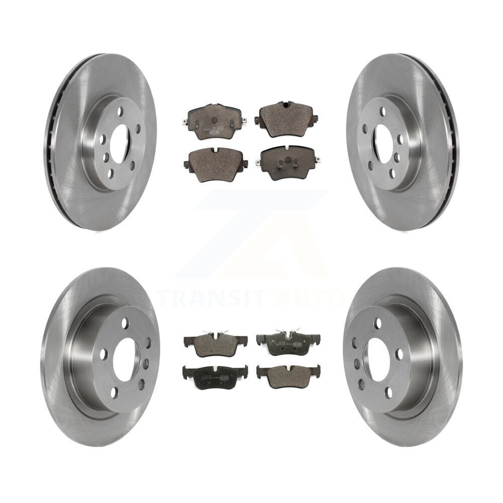 Front Rear Disc Brake Rotor & Ceramic Pad Kit For Mini Cooper Countryman Clubman