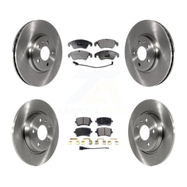 [Front+Rear] 2013 Audi A4 allroad Premium OE Brake Rotors & Ceramic Pads Kit For Max Braking