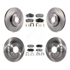 Front Rear Disc Brake Rotors And Ceramic Pads Kit For Kia Soul EV