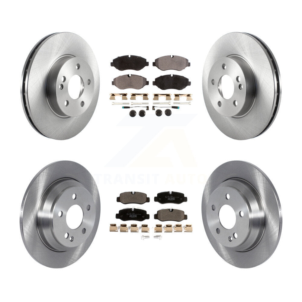[Front+Rear] 2016-2020 Mercedes-Benz Metris Premium OE Brake Rotors & Ceramic Pads Kit For Max Braking