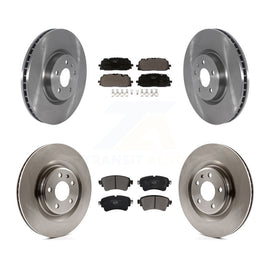 Front Rear Disc Brake Rotors And Ceramic Pads Kit For Audi S5 S4 Sportback
