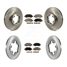 Charger l&#39;image dans la galerie, Front Rear Brake Rotor Ceramic Pad Kit For Ford Transit-350 HD With 6 Lug Wheels