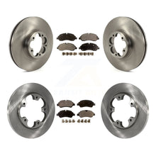 Charger l&#39;image dans la galerie, Front Rear Brake Rotor Ceramic Pad Kit For Ford Transit-350 HD With 5 Lug Wheels