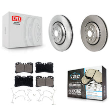 Load image into Gallery viewer, Front Disc Brake Rotors And Ceramic Pads Kit For Lexus LS460 LS500 LS600h LS500h