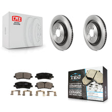 Load image into Gallery viewer, Rear Disc Brake Rotors And Ceramic Pads Kit For Ford Mustang