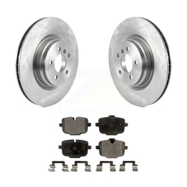 [Rear] 2016-2019 BMW Alpina B6 xDrive Gran Coupe Premium OE Brake Rotors & Ceramic Pads Kit For Max Braking