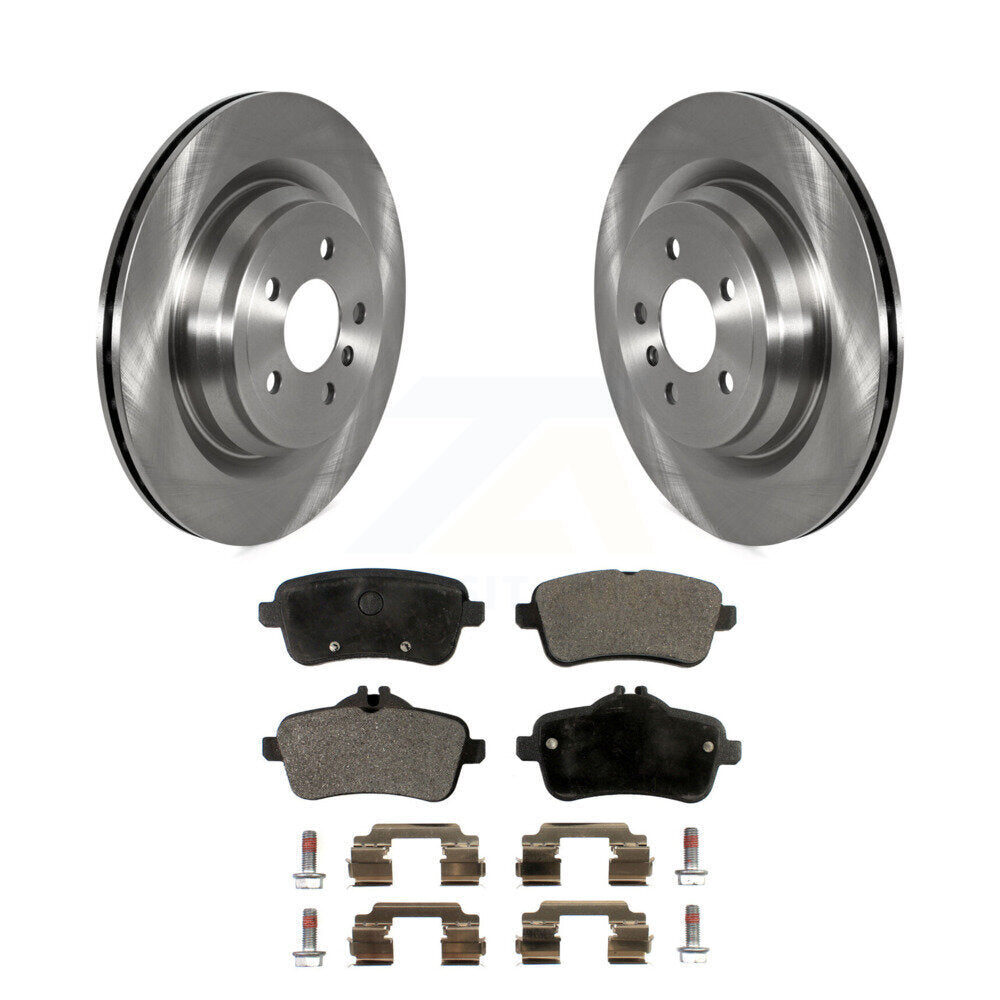 Rear Brake Rotor Ceramic Pad Kit For Mercedes-Benz ML350 GLE350 GLE43 AMG GLE400