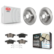 Charger l'image dans la galerie, Rear Disc Brake Rotors And Ceramic Pads Kit For Ford Transit Connect