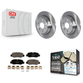 Rear Disc Brake Rotors And Ceramic Pads Kit For Mercedes-Benz Metris