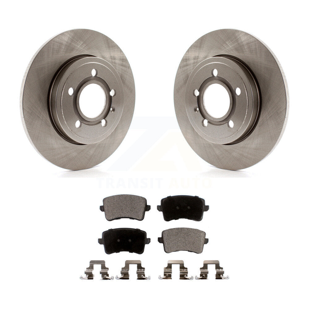 Rear Brake Rotor & Ceramic Pad Kit For Audi A4 Quattro With 288mm Diameter