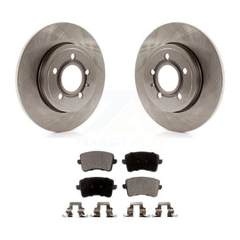 [Rear] 2009 Audi A4 Quattro Sedan/Wagon Premium OE Brake Rotors & Ceramic Pads Kit For Max Braking