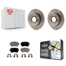Charger l'image dans la galerie, [Rear] 2009 Audi A4 Quattro Sedan/Wagon Premium OE Brake Rotors &amp; Ceramic Pads Kit For Max Braking