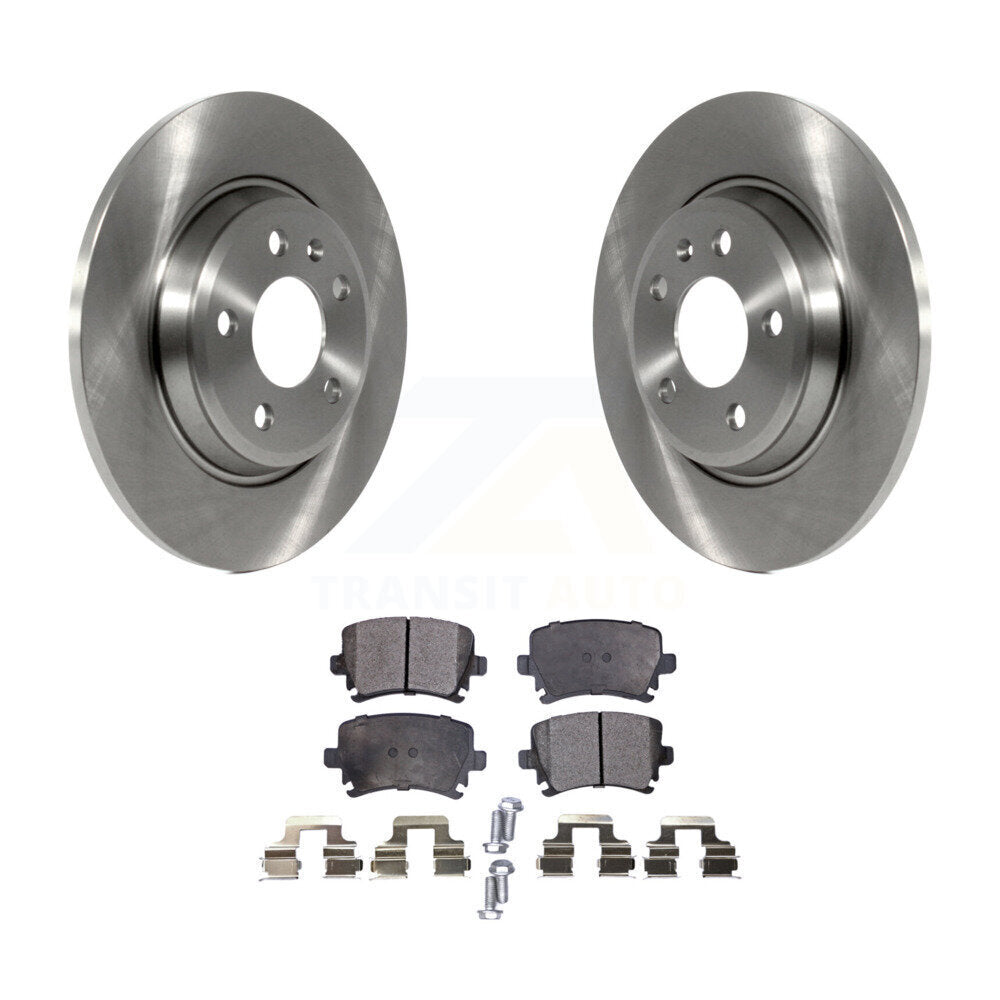 Rear Brake Rotor & Ceramic Pad Kit For Audi A4 Quattro With 300mm Diameter