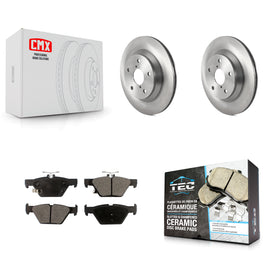 Rear Disc Brake Rotors And Ceramic Pads Kit For Subaru Forester