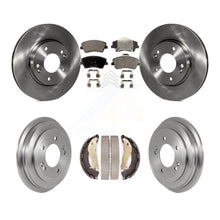 Load image into Gallery viewer, Front Rear Disc Brake Rotors Ceramic Pads And Drum Kit For Hyundai Elantra