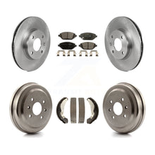 Charger l'image dans la galerie, Front Rear Disc Brake Rotor Ceramic Pad &amp; Drum Kit For 2016-2021 Chevrolet Spark