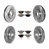 Front Rear Brake Rotor Ceramic Pad Kit (6Pc) For BMW 740Li 740i 535i GT xDrive 7
