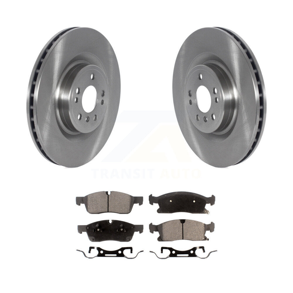 Front Brake Rotors & Ceramic Pad Kit For Mercedes-Benz ML350 GLE350 ML400 GLE400