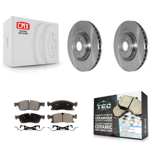 Charger l'image dans la galerie, Front Brake Rotor And Ceramic Pad Kit For Mercedes-Benz ML350 GLS450 GL450 GL350