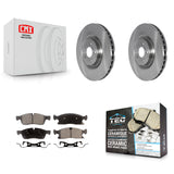 Front Brake Rotor And Ceramic Pad Kit For Mercedes-Benz ML350 GLS450 GL450 GL350