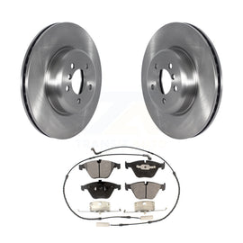 [Front] 2012 BMW 335i With Blue Painted Calipers Premium OE Brake Rotors & Ceramic Pads Kit For Max Braking