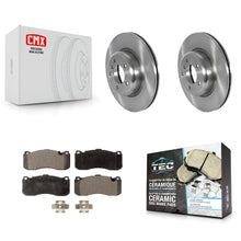 Load image into Gallery viewer, Front Disc Brake Rotors And Ceramic Pads Kit For BMW 135i 135is