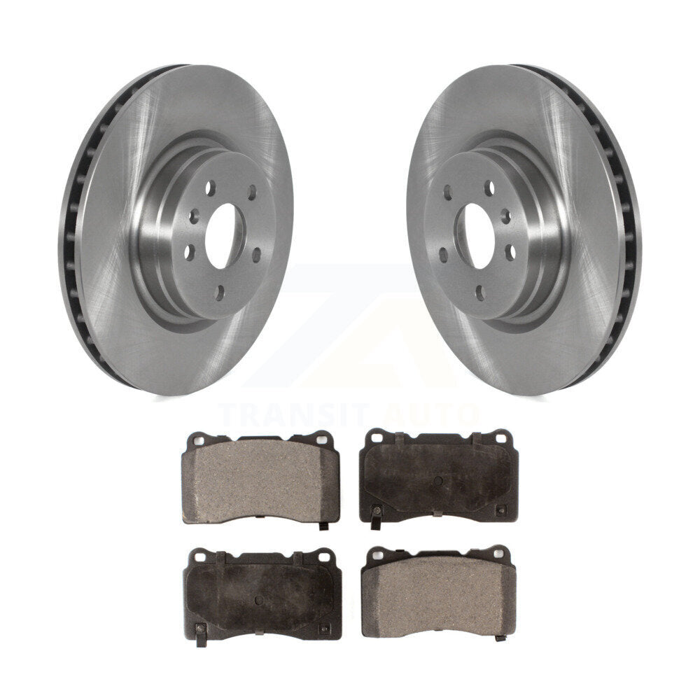 Front Disc Brake Rotors And Ceramic Pads Kit For Tesla S X