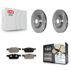 Front Disc Brake Rotors And Ceramic Pads Kit For Mercedes-Benz ML550 GLE550e