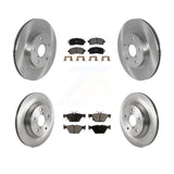 Front Rear Disc Brake Rotors And Ceramic Pads Kit For Subaru Forester