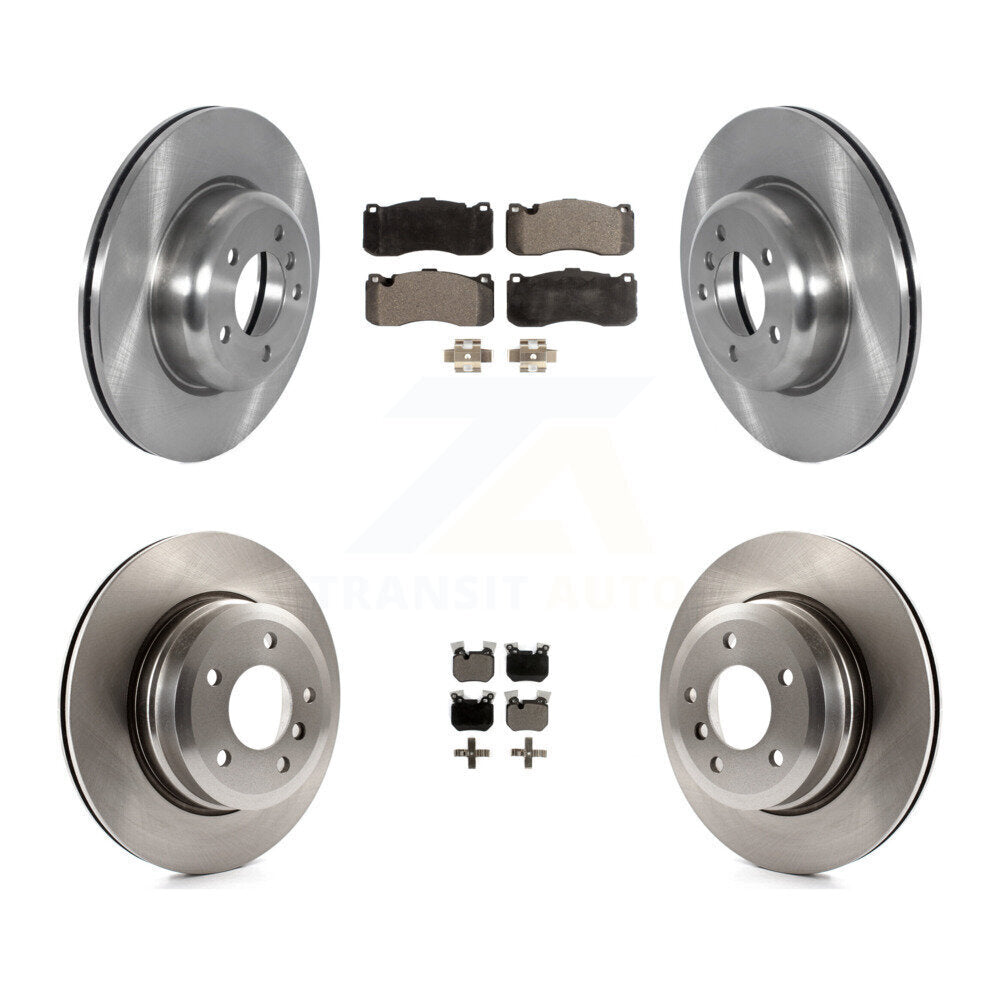 Front Rear Disc Brake Rotors And Ceramic Pads Kit For BMW 135i 135is