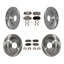 Load image into Gallery viewer, Front Rear Disc Brake Rotors And Ceramic Pads Kit For Kia Niro Hyundai Ioniq