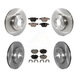 Front Rear Disc Brake Rotors Ceramic Pad Kit For BMW 535i 640i Gran Coupe xDrive