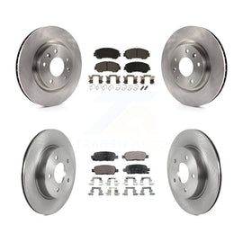 Front Rear Disc Brake Rotors & Ceramic Pad Kit For Nissan Rogue Sport Qashqai SL